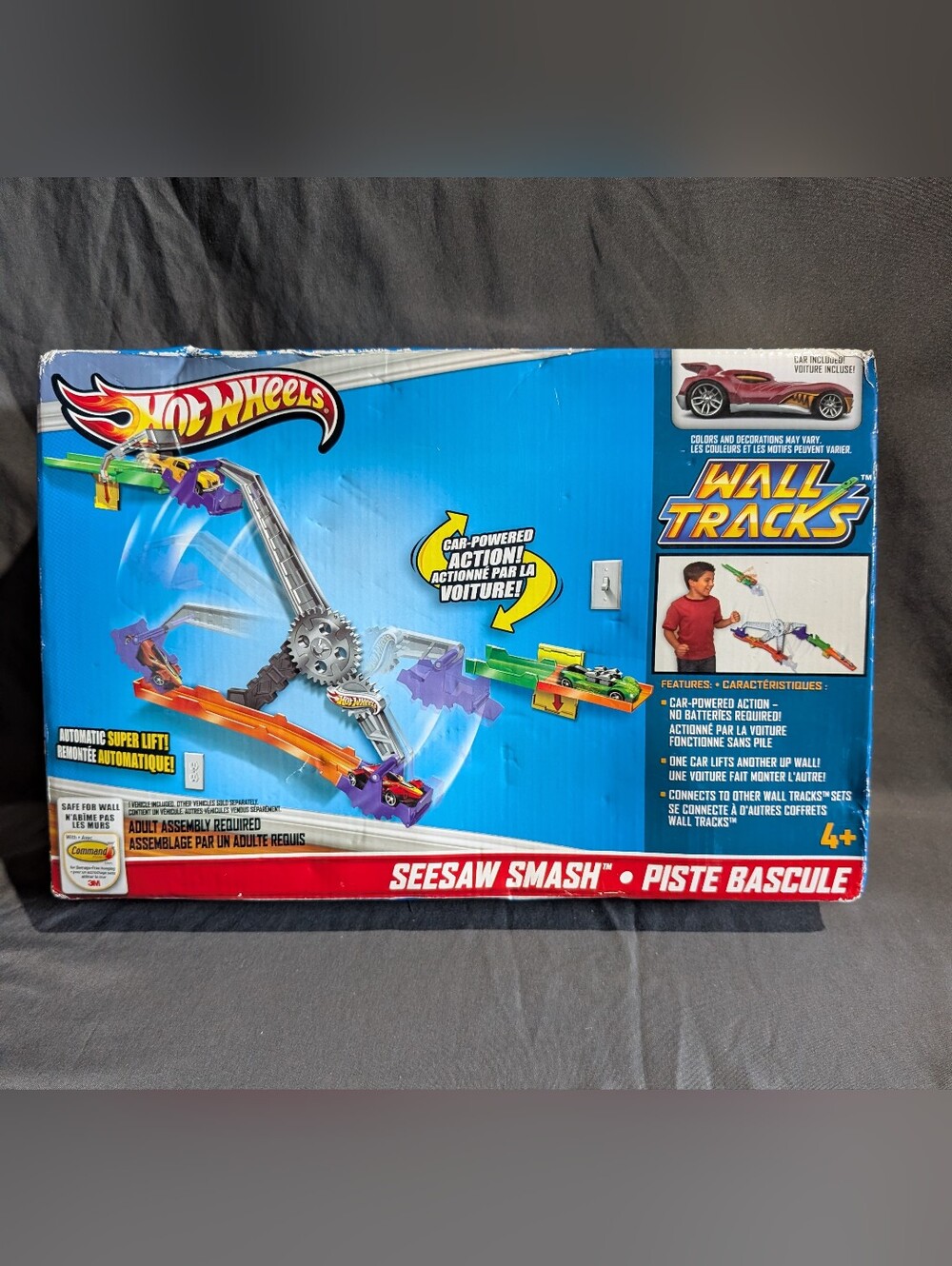 Hot Wheels Seasaw Smash Track Set Wall Tracks Sealed New